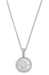 Melinda Maria Baby Love Letters Initial Pendant Necklace In Silver O