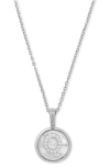 Melinda Maria Baby Love Letters Initial Pendant Necklace In Silver Q