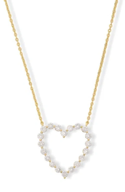 Melinda Maria Baby She's An Icon Heart Pendant Necklace In Goldhite