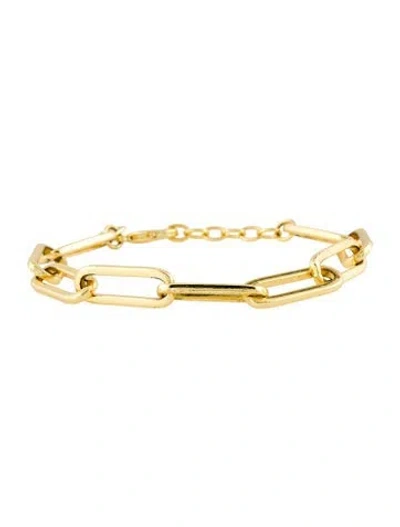 Pre-owned Melinda Maria Carrie Chain Link Bracelet, 8" In Multi