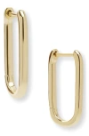 MELINDA MARIA CARRIE LINK HUGGIE EARRINGS