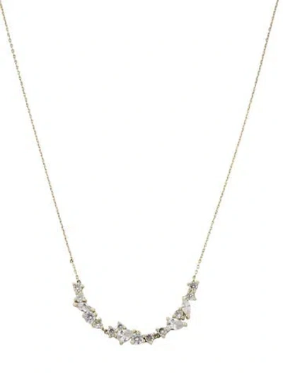 Pre-owned Melinda Maria Crystal Collar Necklace, 18.25" In Multi
