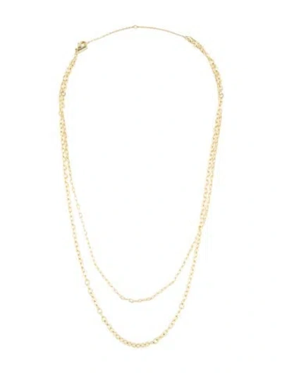 Pre-owned Melinda Maria Double Strand Chain Necklace, 18.75" In Multicolor