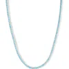 Melinda Maria Grand Heiress Imitation Opal Necklace In Blue Opal/gold