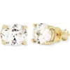 Melinda Maria Hello Gorgeous Stud Earrings In Goldhite