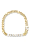 Melinda Maria Julian Loves Cubic Zirconia Bracelet In Gold