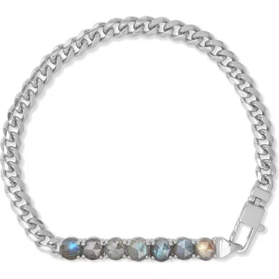 Melinda Maria Julian Loves Labradorite Bracelet In White