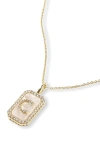 White Cubic Zirconia/ Gold - C