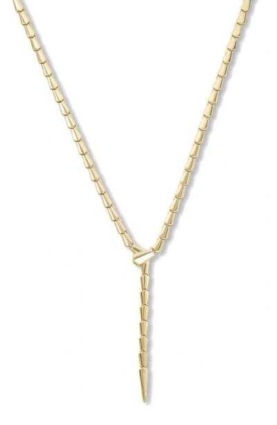 Melinda Maria Mama Serpent Y-necklace In Gold