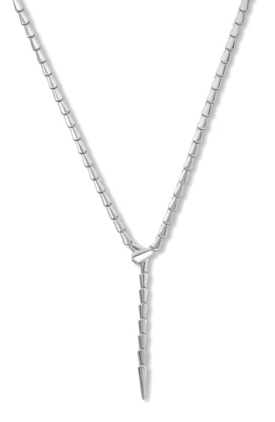 Melinda Maria Mama Serpent Y-necklace In Metallic