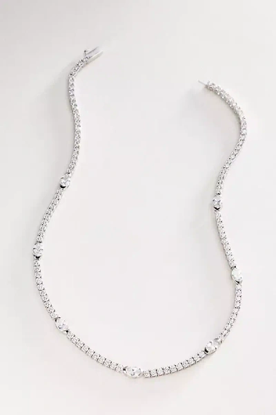 Melinda Maria Maven 16" Tennis Necklace In Purple