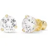 Melinda Maria Not Your Basic Stud Earrings In Goldhite