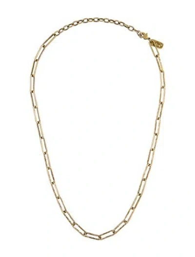 Pre-owned Melinda Maria Samantha Chain Necklace In Multi