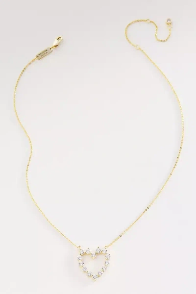 Melinda Maria She's An Icon Baby Heart Necklace In Gold