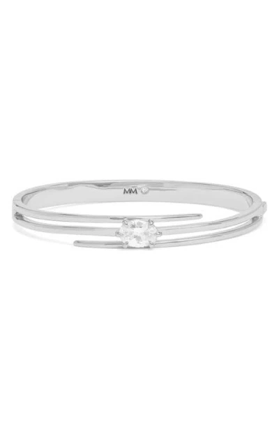 Melinda Maria She's On Point Lasso Cuff In Metallic