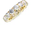 Melinda Maria The Grand Heiress Eternity Ring In Gold White Diamondettes
