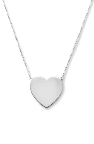 Melinda Maria You Have My Heart Necklace In Silver