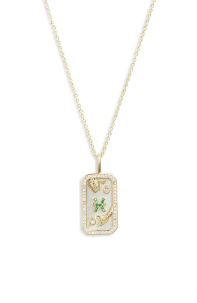 Melinda Maria Zodiac Pendant Necklace In Multi