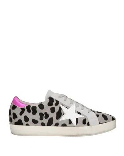 Méliné Woman Sneakers Grey Size 8 Calfskin