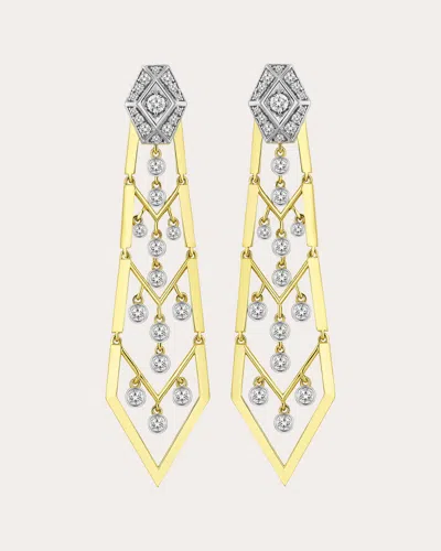 Melis Goral Women's Cascade Drop Earrings In Gold