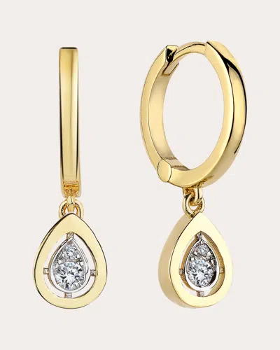 Melis Goral Women's Hub Hoop Drop Earrings In Gold