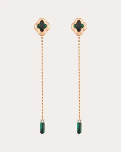 Melis Goral Women's Reverie Drop Earrings In Green