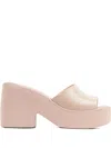 Melissa 100mm Posh Platform Open-toe Sandals In Pink