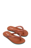 Melissa Airflow Flip Flop In Brown