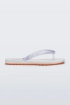Melissa Airflow Flip Flop Sandal In White/orange, Women's At Urban Outfitters In White