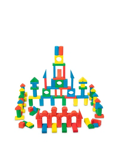 Melissa & Doug 200 Wood Blocks Set - Ages 2+ In Multi
