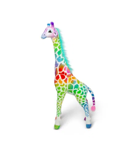 Melissa & Doug Kids' 20th Birthday Plush Giraffe In Green