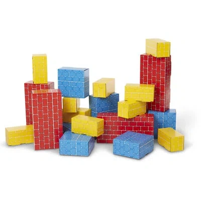 Melissa & Doug 24 Piece  Jumbo Cardboard Blocks Learning Tools