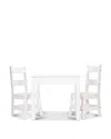Melissa & Doug 3-piece Wood Table & Chairs Set - Ages 3+