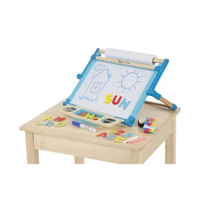 Melissa & Doug 43 Piece Tabletop Magnetic Board Easel Set In Neutral
