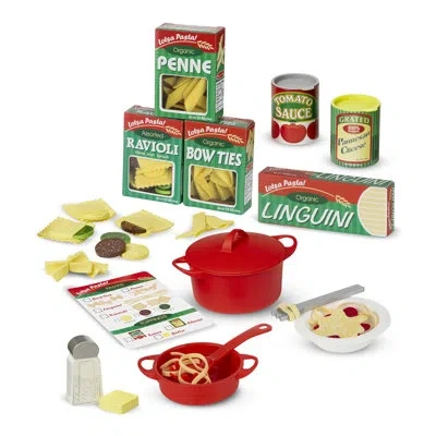 Melissa & Doug 58 Piece Perfect Pasta Play Food Set In Multi