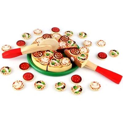 Melissa & Doug 63 Piece Play Food Set In Green;red;beige