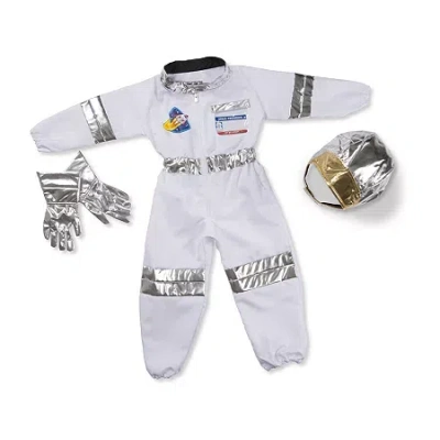 Melissa & Doug Kids' Astronaut Role Play Set Unisex Dress Up Costume In White
