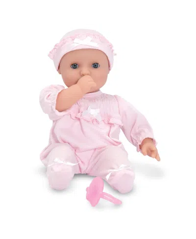 Melissa & Doug Baby Doll, 12" Jenna Doll In Multicolor