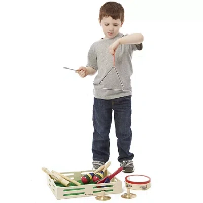 Melissa & Doug Band-in-a-box Clap! Clang! Tap! Musical Instrument In Multi