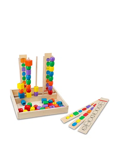 Melissa & Doug Bead Sequencing Set - Ages 3+ In Multi
