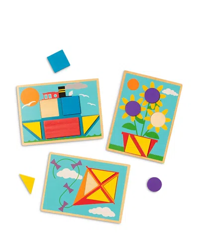 Melissa & Doug Beginner Pattern Blocks In Multi