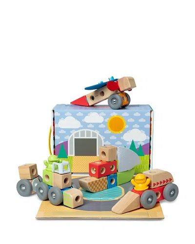 Melissa & Doug Blockables Vehicles Play Set In Multi