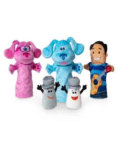 Melissa & Doug Kids' Blues Clues You Hand Finger Puppets, Set Of 5 In Multi