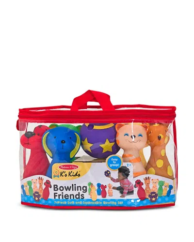 Melissa & Doug Bowling Friends Play Set - Ages 2+ In Multi