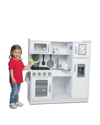 Melissa & Doug Chef's Kitchen Play Set - Ages 3+ In White