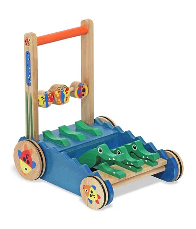 Melissa & Doug Chomp & Clack Alligator Push Toy - Ages 1+ In Multi