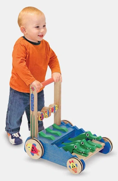 Melissa & Doug Kids'  Chomp & Clack Alligator Push Toy In Multi
