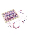 Melissa & Doug Deluxe Collection Wooden Bead Set With 340+ Beads For Jewelry-making In Multi