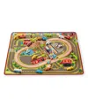 Melissa & Doug Deluxe Multi Vehicle Activity Rug Play Set In Multicolor