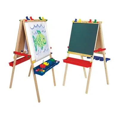 Melissa & Doug Deluxe Wooden Standing Art Easel Easel In Multi